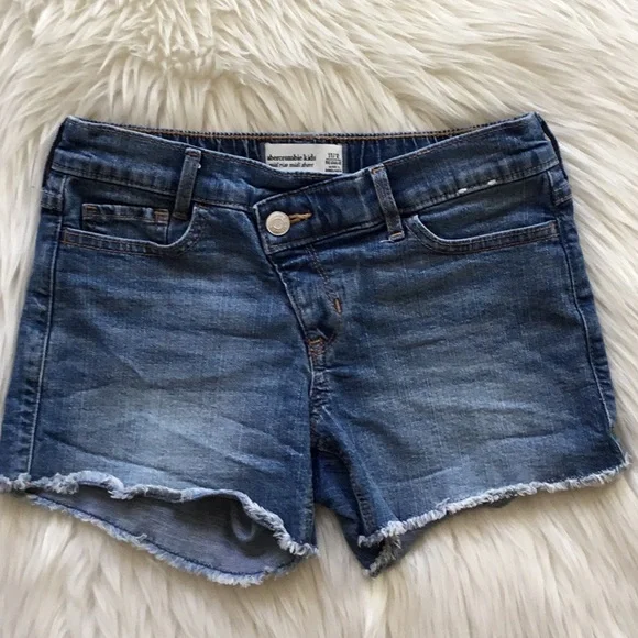 Abercrombie Kids Mid Rise Midi Shorts - Picture 1 of 4